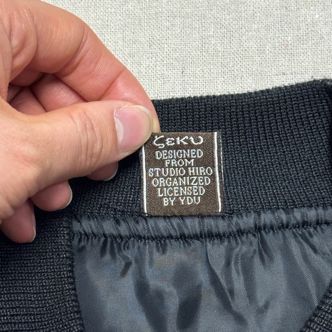 재팬 빈티지 크롭 자수 스카잔 L 상품이미지7