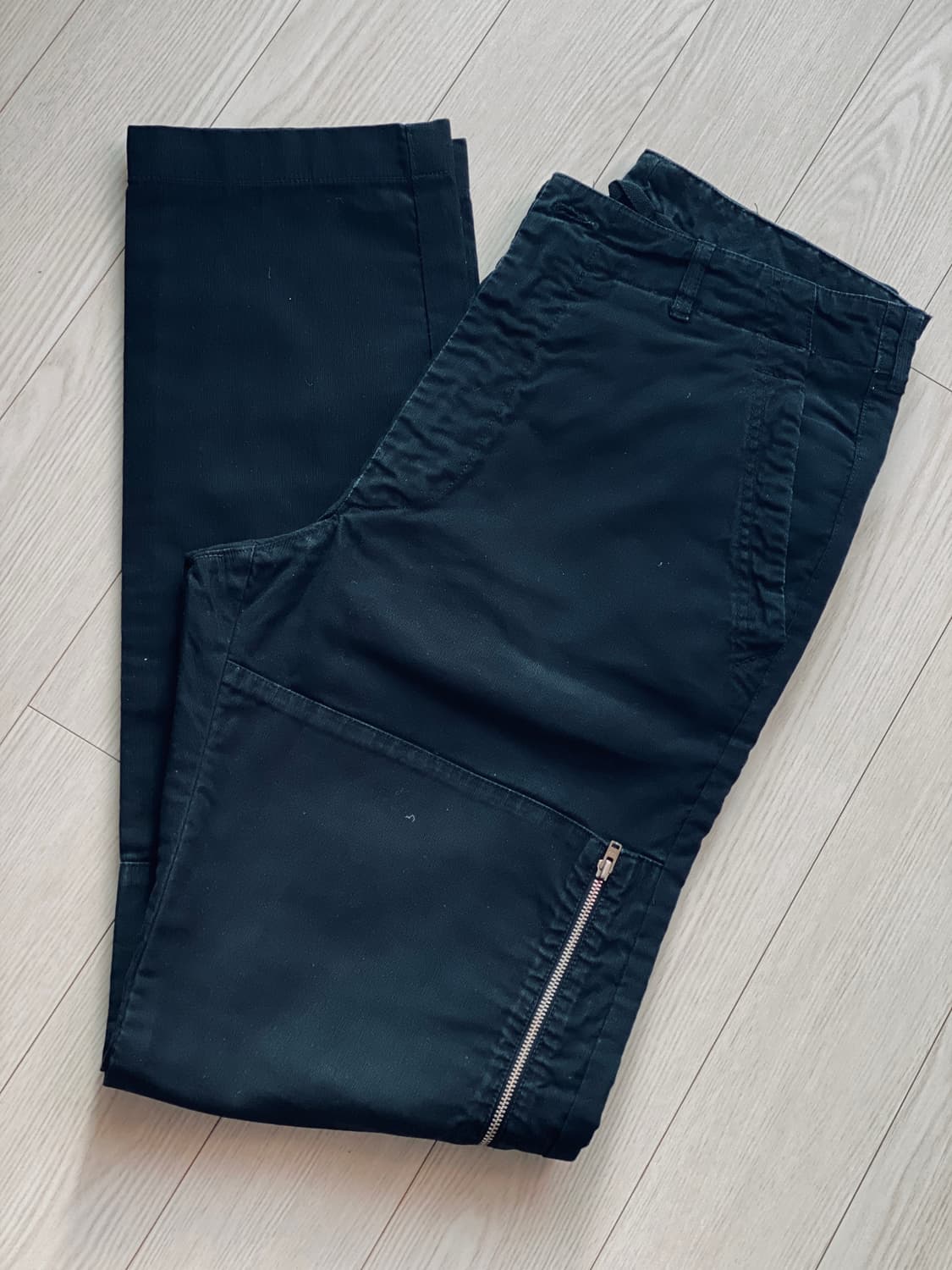  시피컴퍼니 지퍼 카고 카펜터 블랙 팬츠 레귤러 핏 30~31 사이즈 상품이미지1