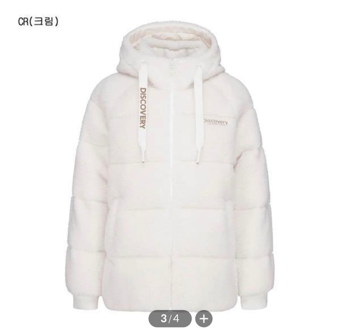 디스커버리 구스다운 여성 리즈(LEEDS) 플리스 숏패딩 DWDJ9506 상품이미지1