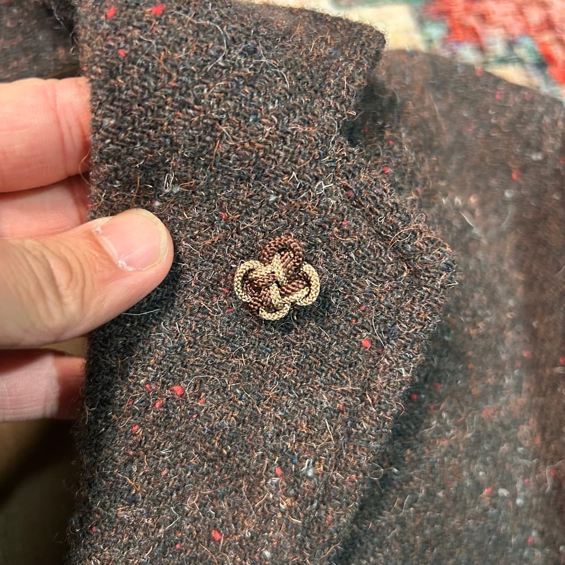 [XL] 나이젤 카본 울 트위드 자켓 Hospital Jacket 상품이미지3