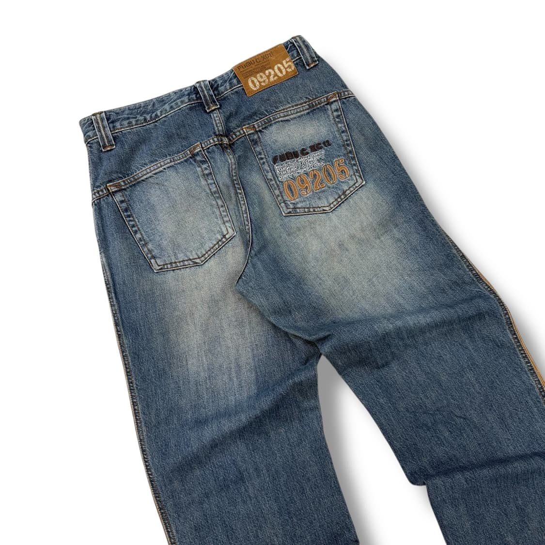 후부 코듀로이 디테일 데님팬츠 r1831 상품이미지4