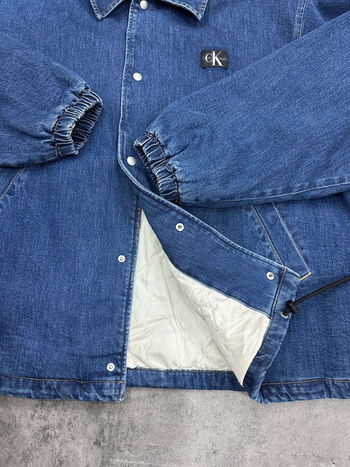 캘빈클라인 누빔 데님 자켓 빅사이즈 상품이미지5
