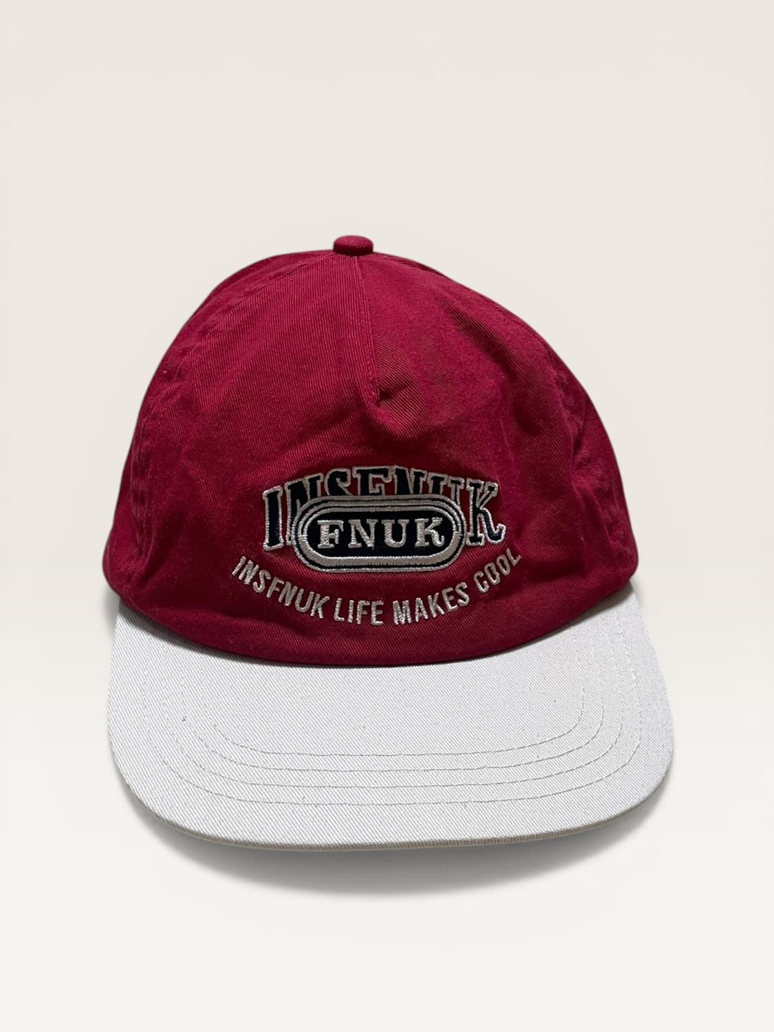 Y2K - 버건디 스냅백 상품이미지1