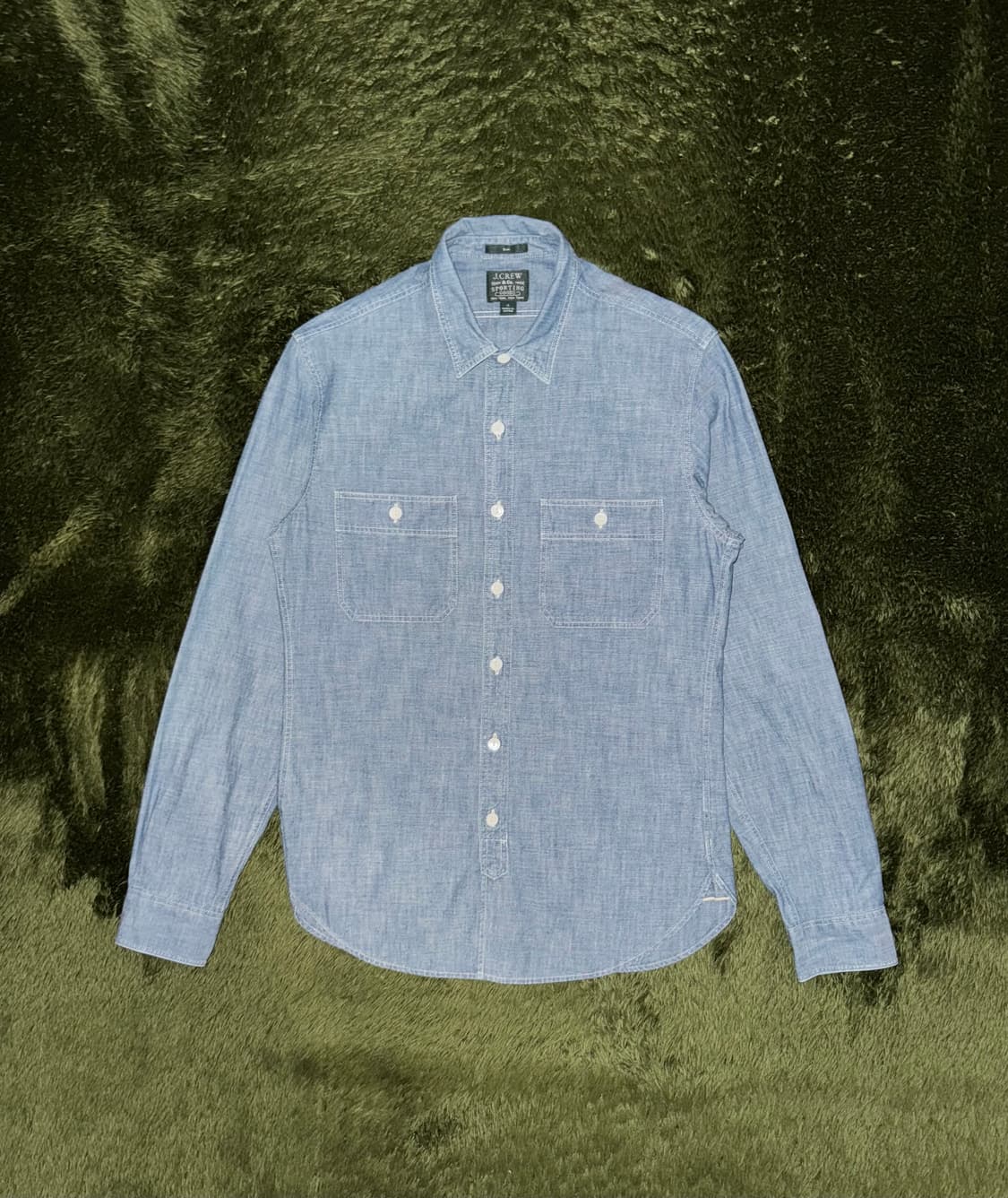 [S] J.crew 제이크루 클래식 핏 포켓 샴브레이 셔츠 상품이미지1