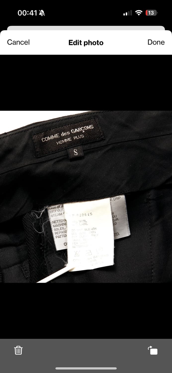 Comme des garçons homme plus trousers 상품이미지4