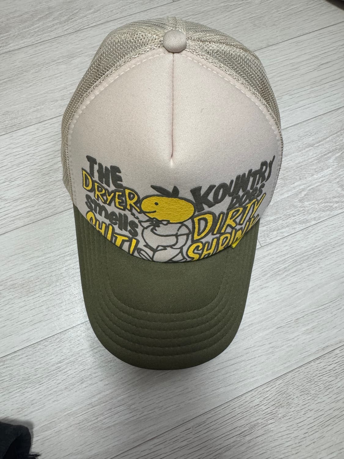 캐피탈 컨트리 더티 쉬링크 트럭캡 키나리 카키 상품이미지1