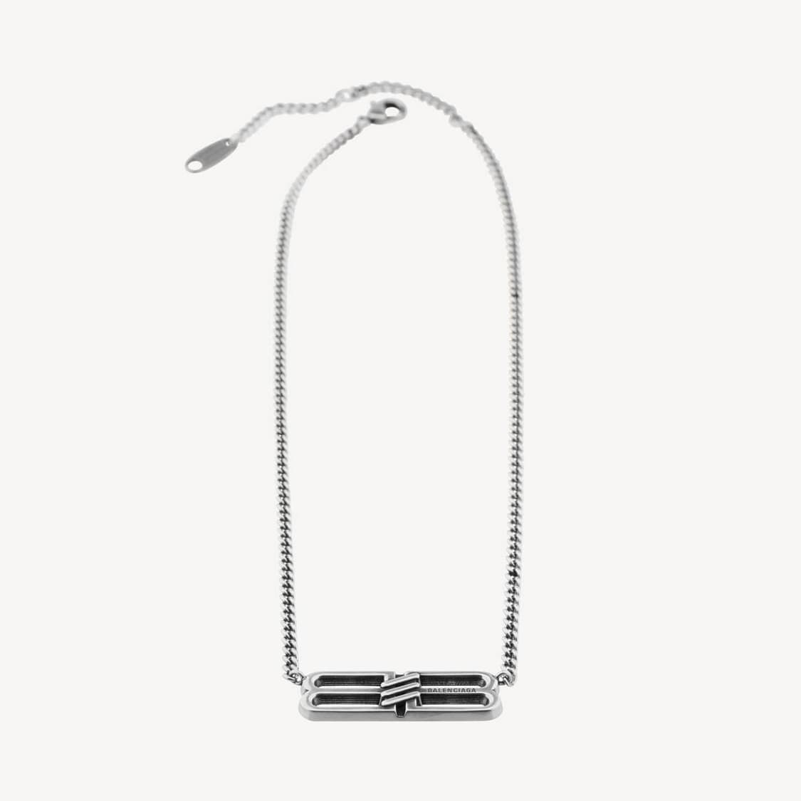 Balenciaga 발렌시아가 BB아이콘 네크리스 앤티크 실버 상품이미지1