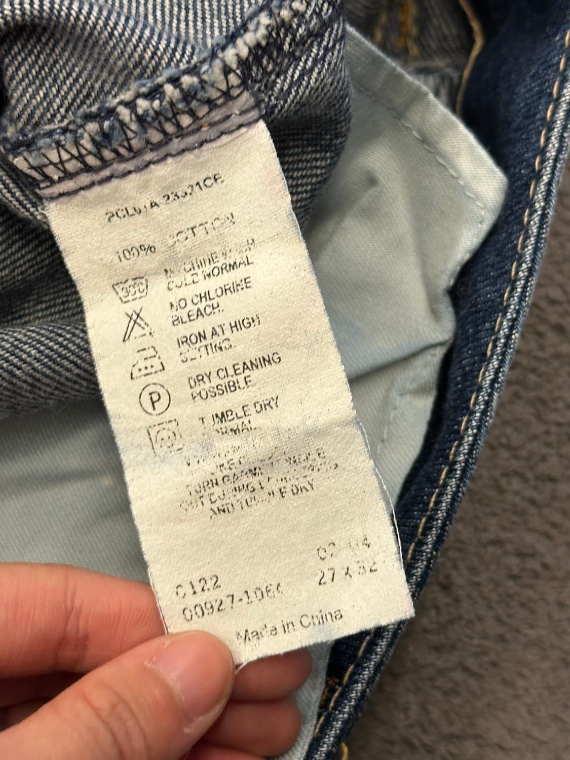 리바이스 924 카펜터 부츠컷 처분  유니크 대장  상품이미지4