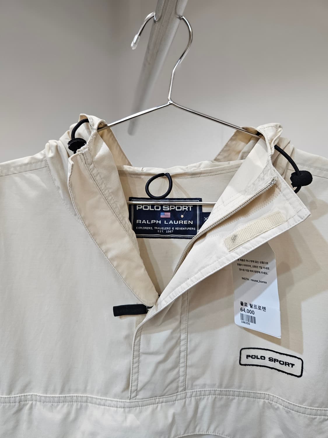 폴로 스포츠 아노락 후드 바람막이 상품이미지6