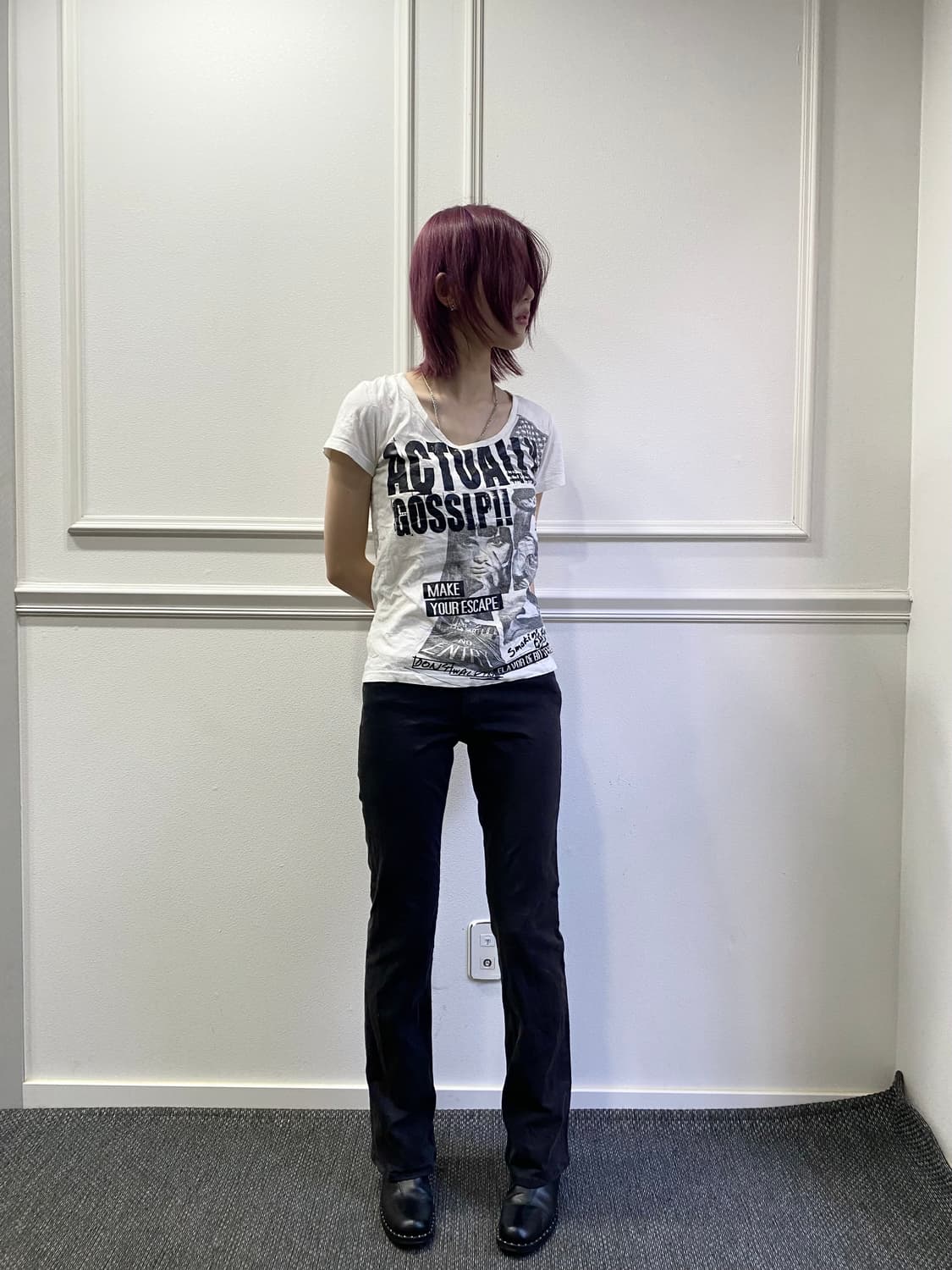 [INGNI]2000s Y2K Girl Print Tee 상품이미지2