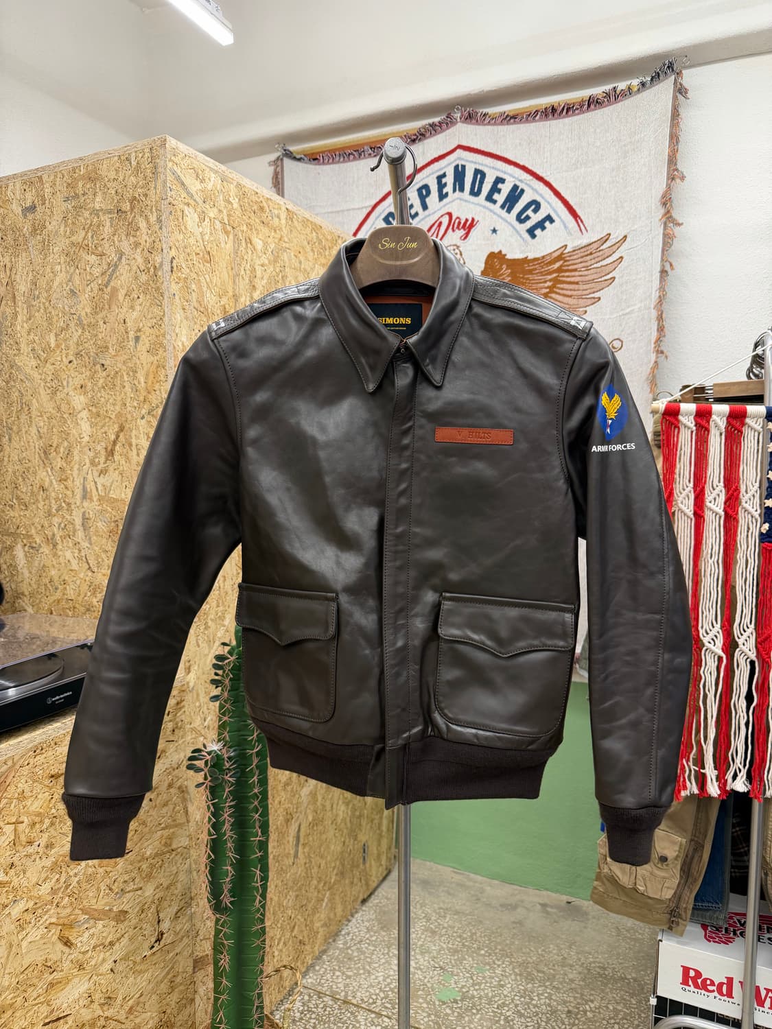 리얼시몬스 홀스하이드 A2 플아이트 자켓 상품이미지1