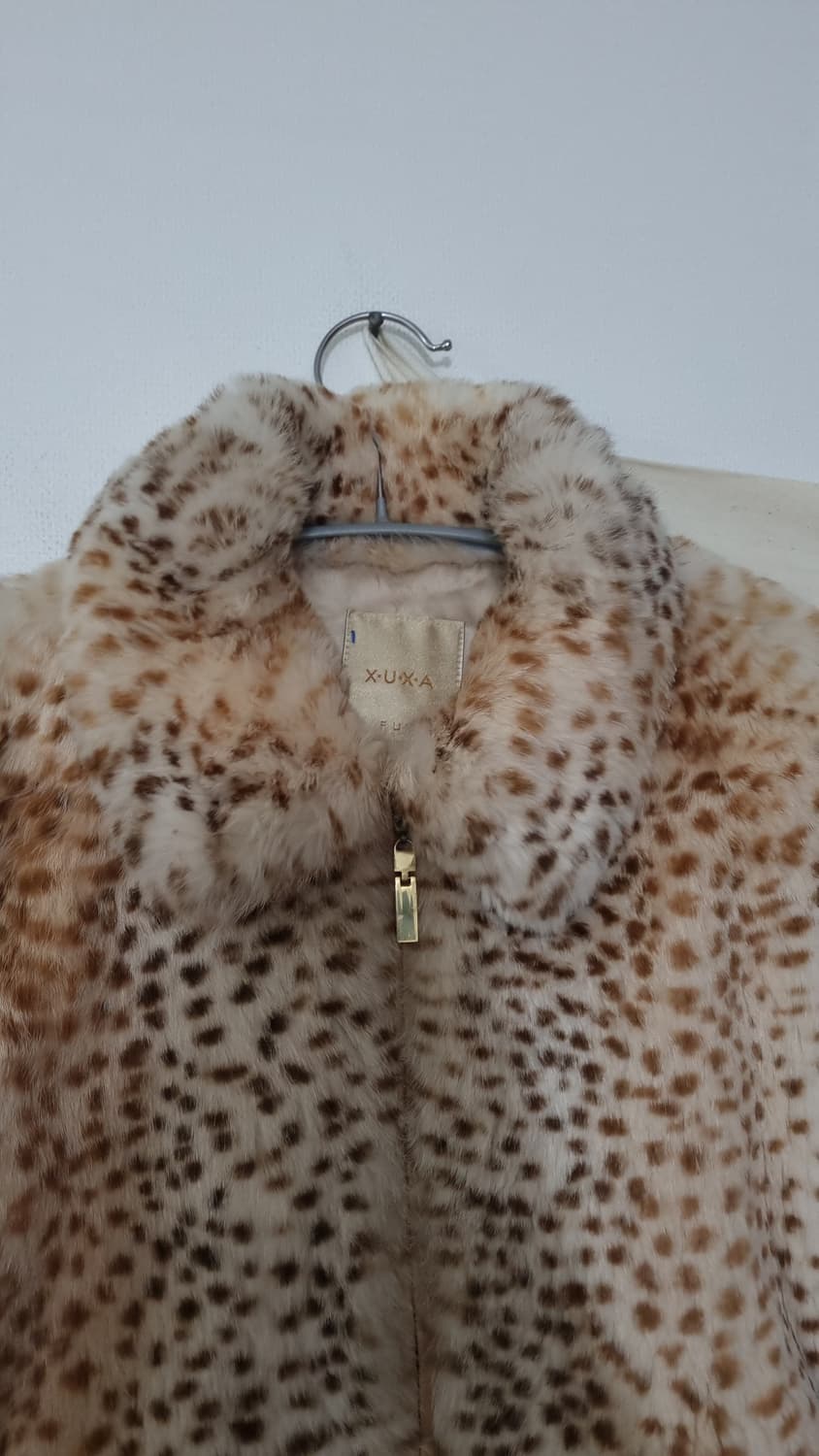 레오파드 퍼 숏 자켓 (구66)55 상품이미지4