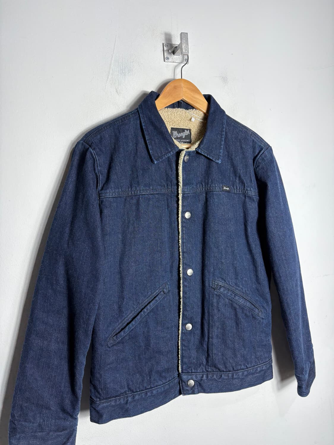 wrangler 랭글러X유나이티드 애로우즈 시어링 안감 진청 데님 자켓 상품이미지1