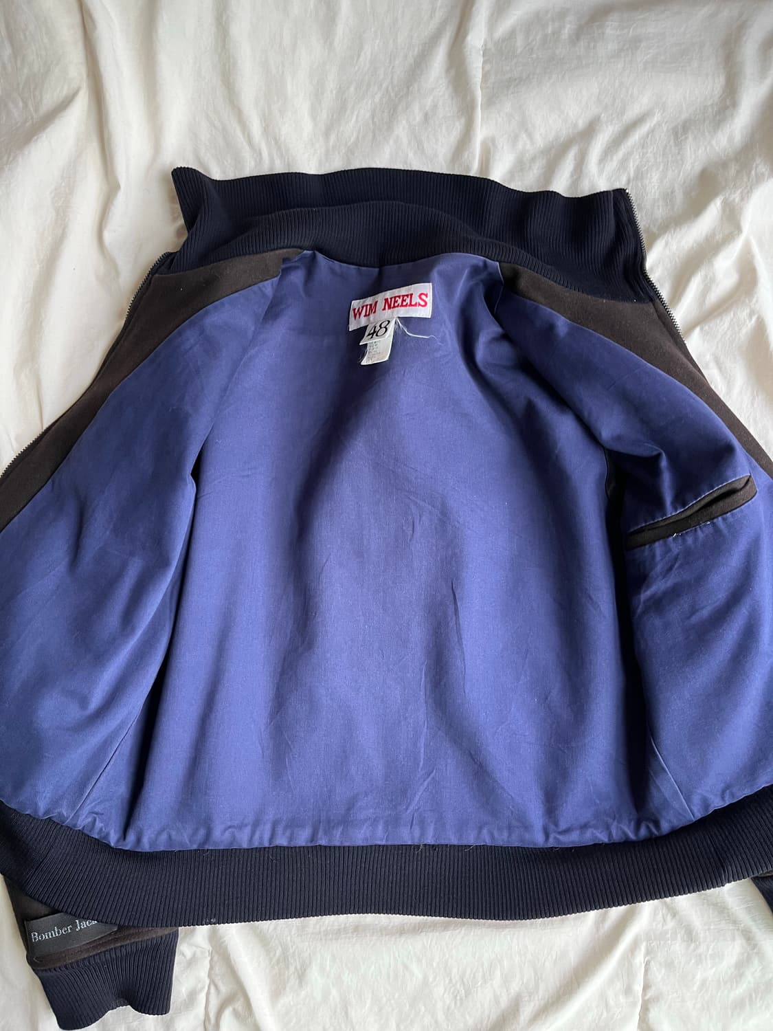 Wim Neels 아카이브 울 봄버 자켓 상품이미지7