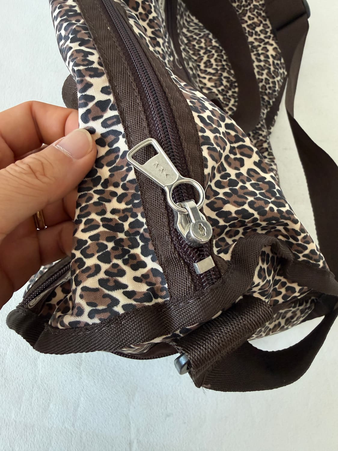 레스포삭(Lesportsac) 레오파드 보스톤백(U.S.A) 상품이미지5