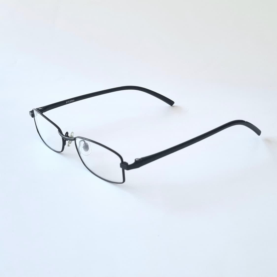 데드스탁 지적인 무드 매트 블랙 슬림 메탈 안경테 676 상품이미지3