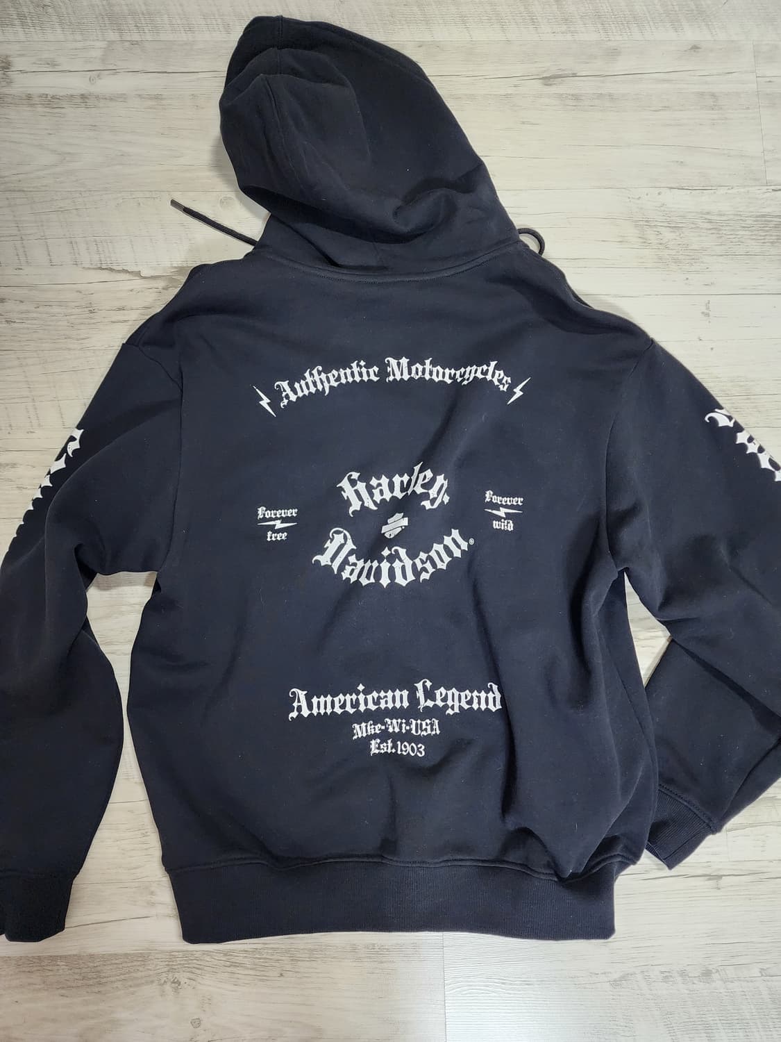 할리데이비슨 컬렉션스 아메리칸 레전드 후드 집업 팜 XL(105~110) 상품이미지2
