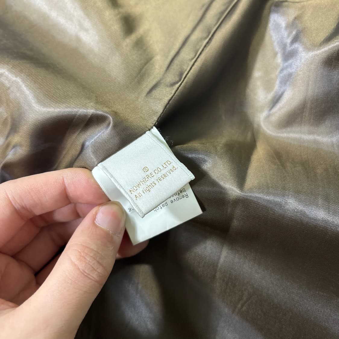 우먼S 베이프 A bathing ape 브라운 피코트 상품이미지10