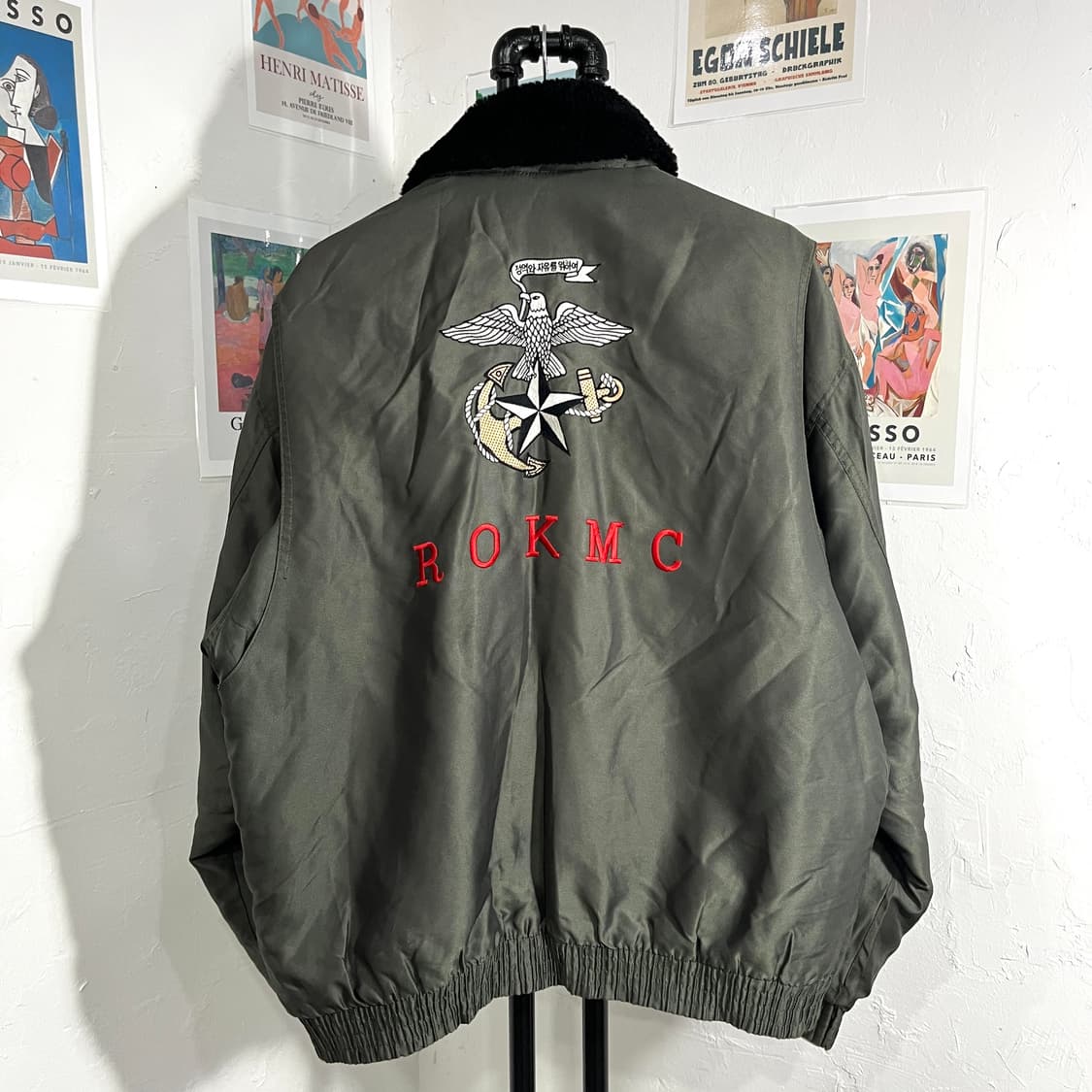 ROKMC 자수 항공점퍼 상품이미지3