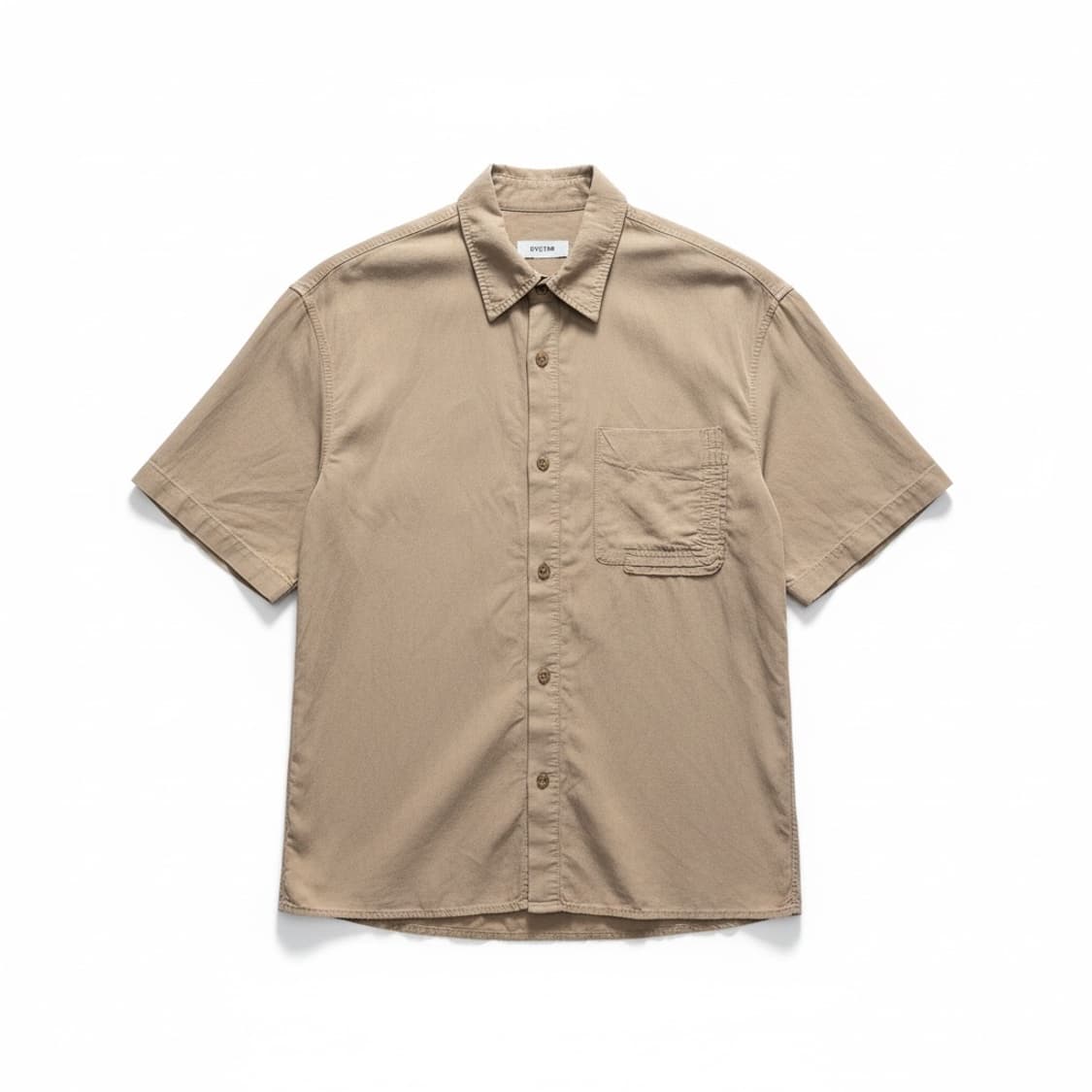 SYSTEM 반팔 셔츠 카키색 100 상품이미지1