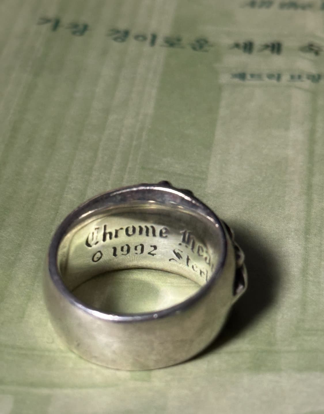 Us7.5 크롬하츠 플로랄링 상품이미지2