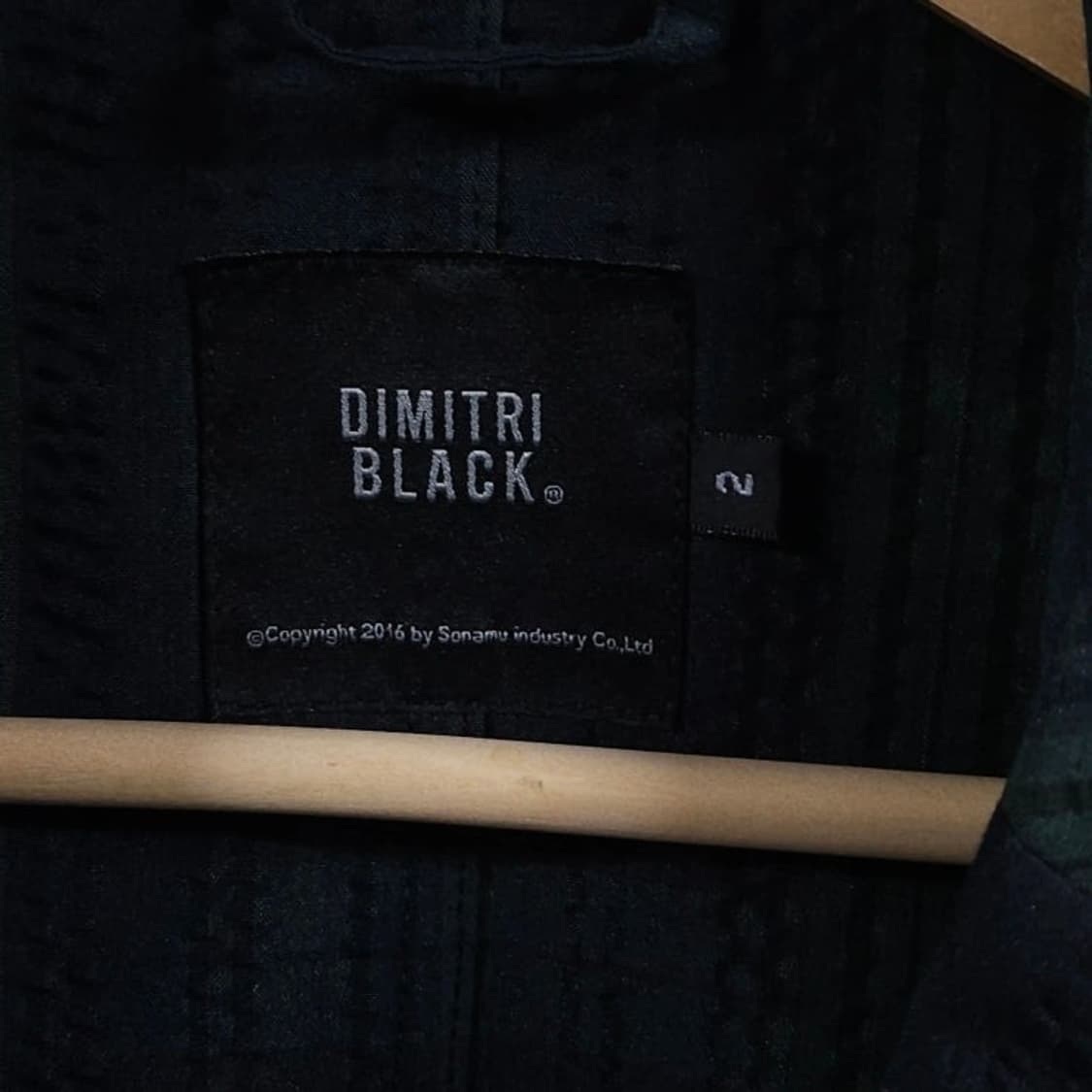 105 DIMITRI BLACK 디미트리블랙 시어서커 블랙와치 자켓 상품이미지6