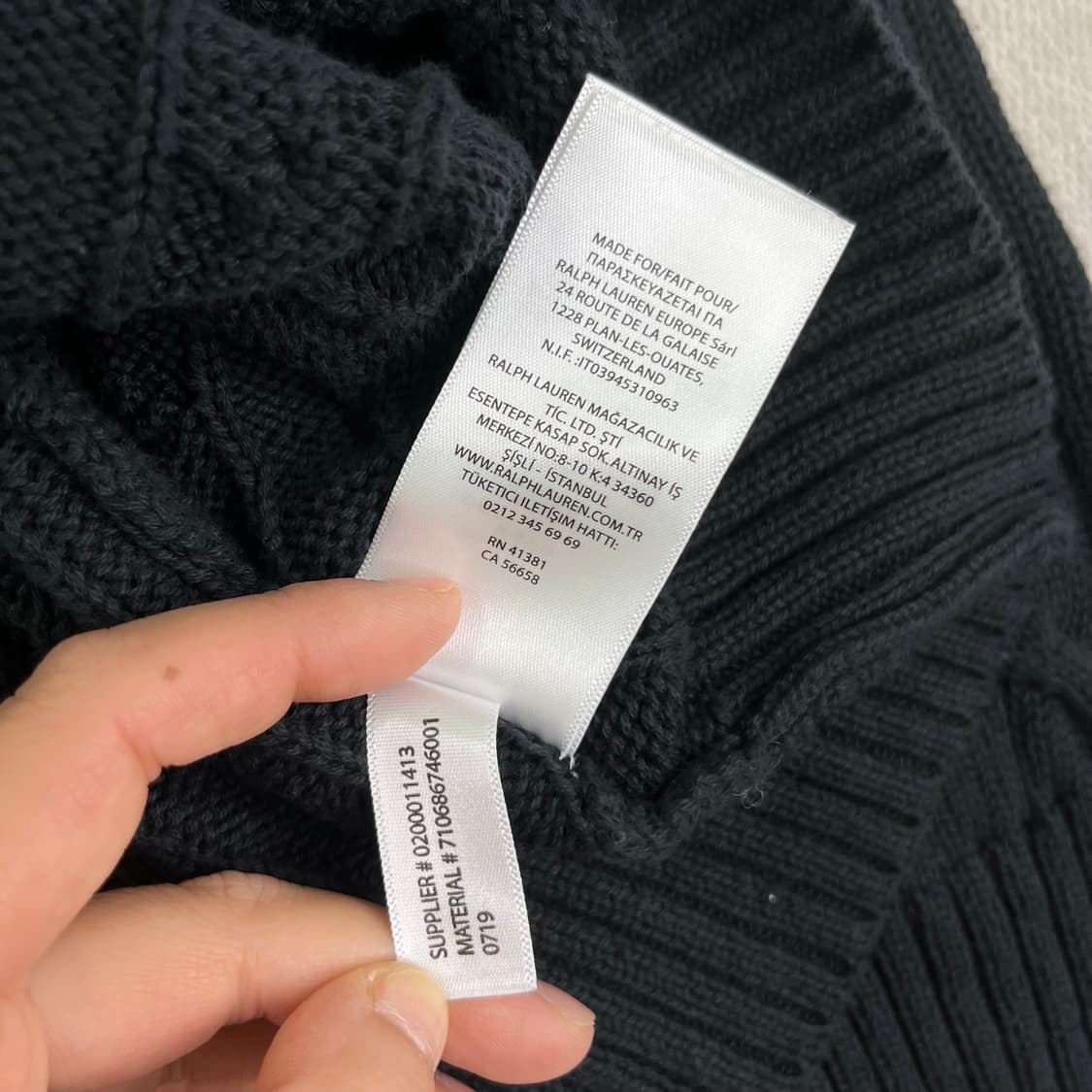 100 폴로 랄프로렌 꽈배기 니트 상품이미지5