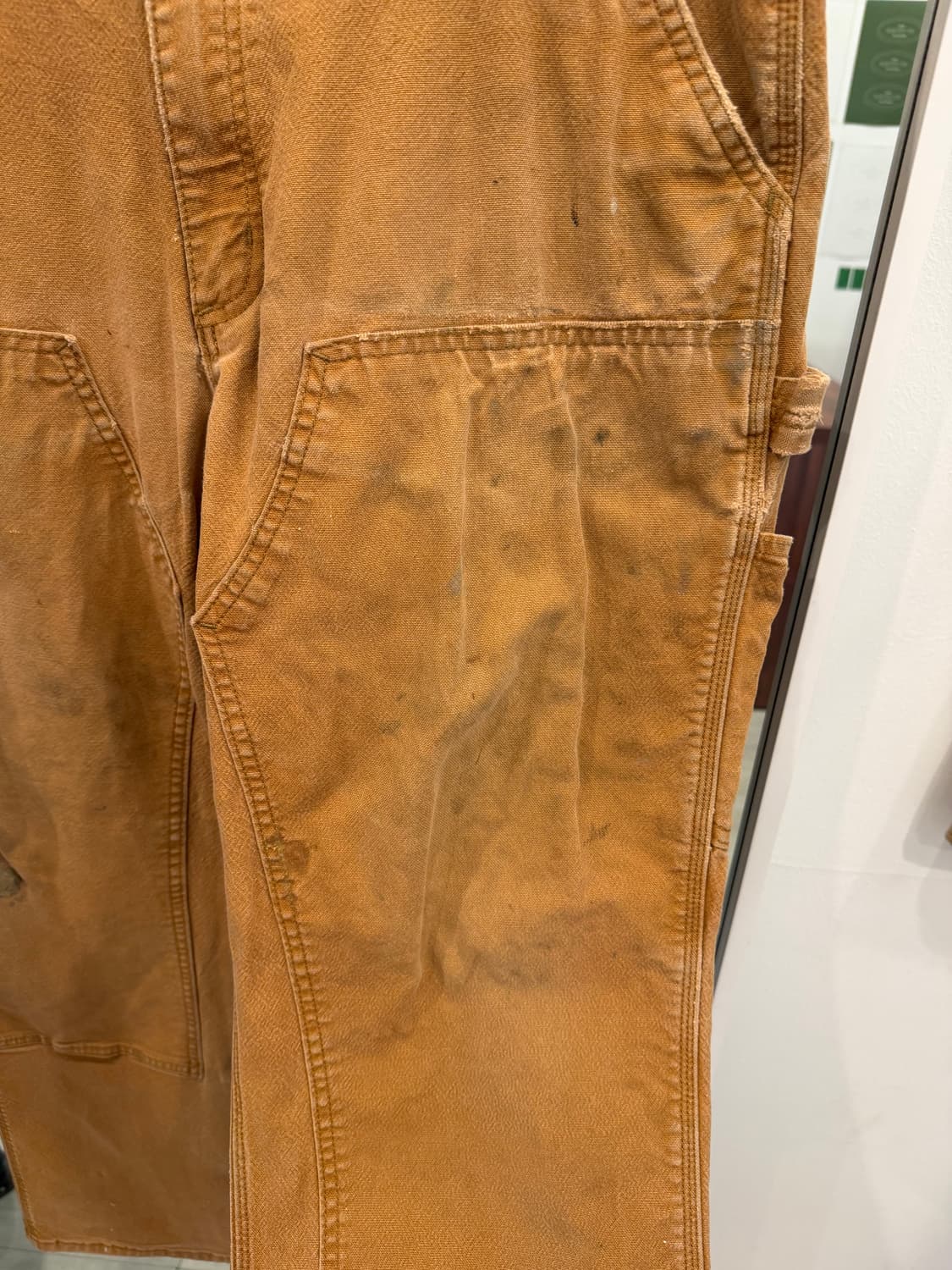 Carhartt 칼하트 덕 캔버스 더블니 카펜터 워크 팬츠 (40) 상품이미지9