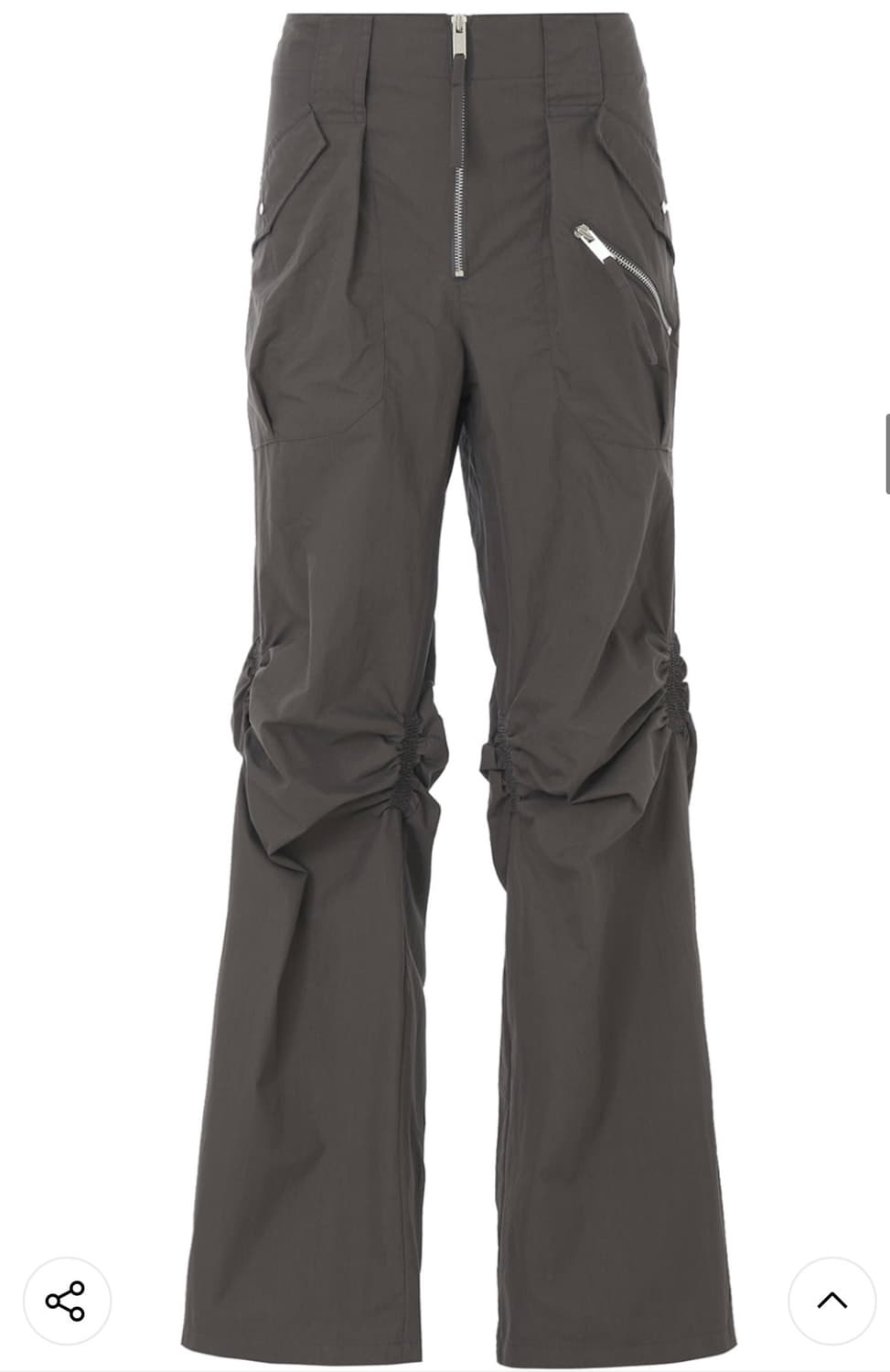 EXPOSURE ZIP DETAIL PANTS (UNISEX) CHARC 상품이미지1