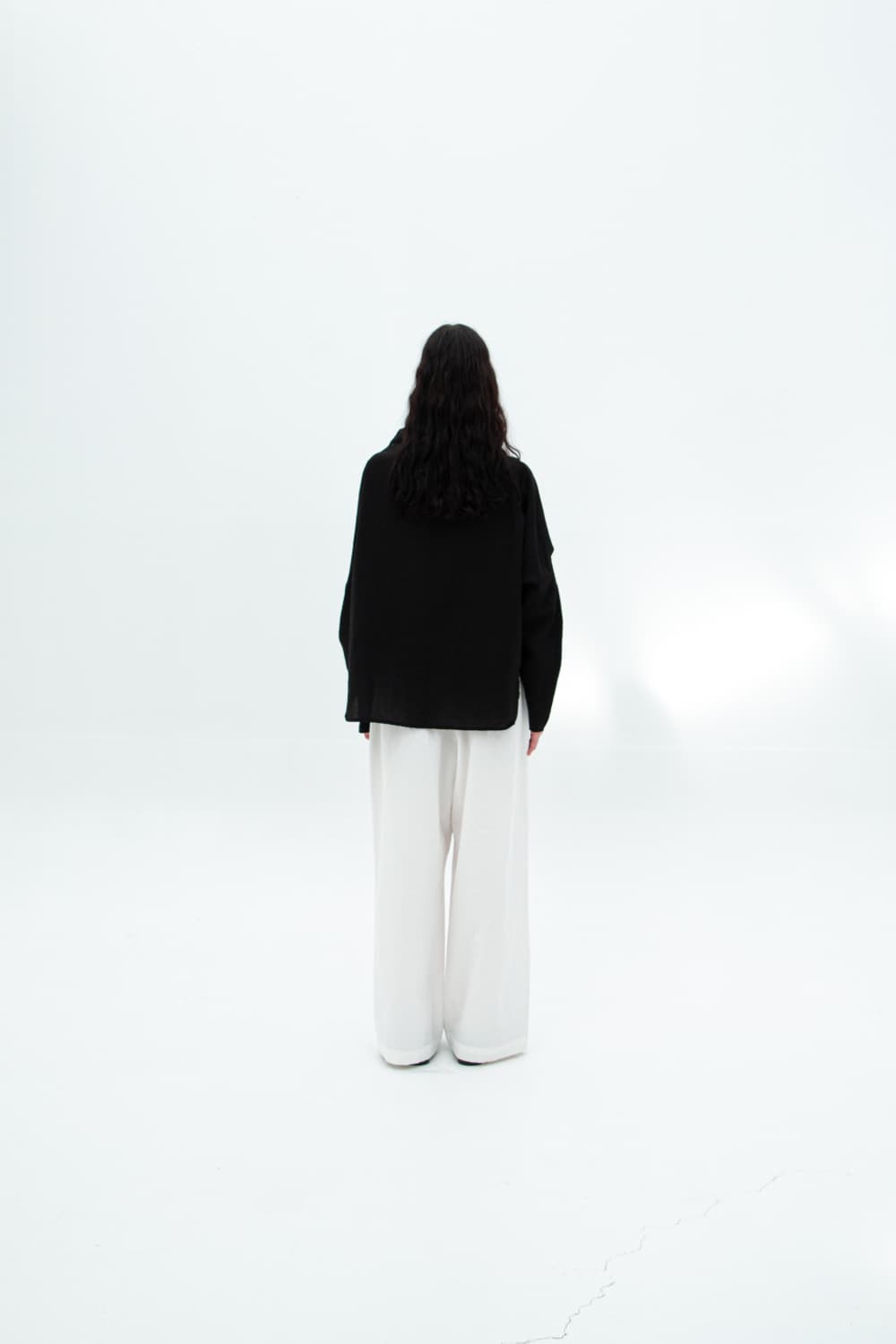 오브헤덴 OPHEDEN 스탠드 카라 블라우스 Black 상품이미지10