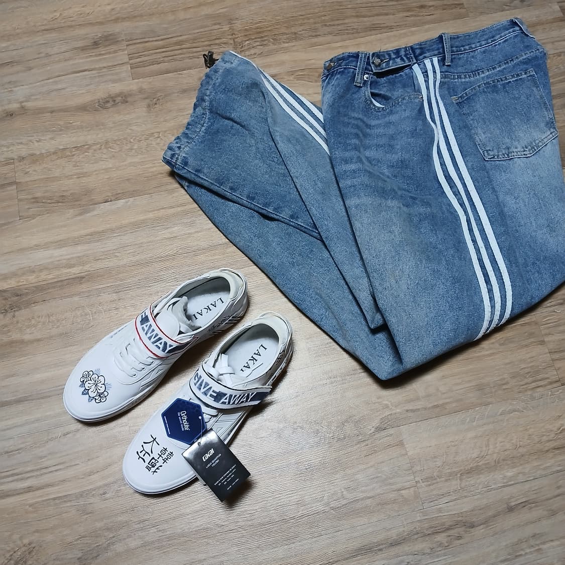 미사용 라카이코리아 태극기 국뽕 삼일절 벨크로 운동화 신발 상품이미지2