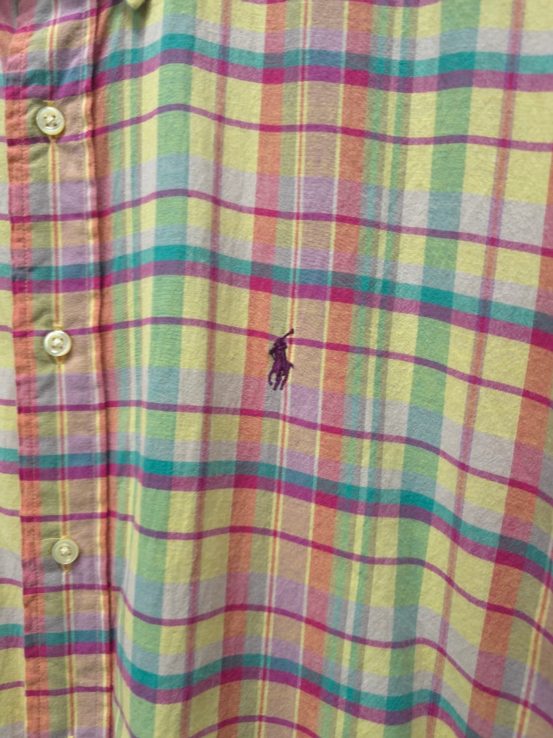 폴로랄프로렌 90's 블레이크핏 체크셔츠 ( 105~110 ) 상품이미지4