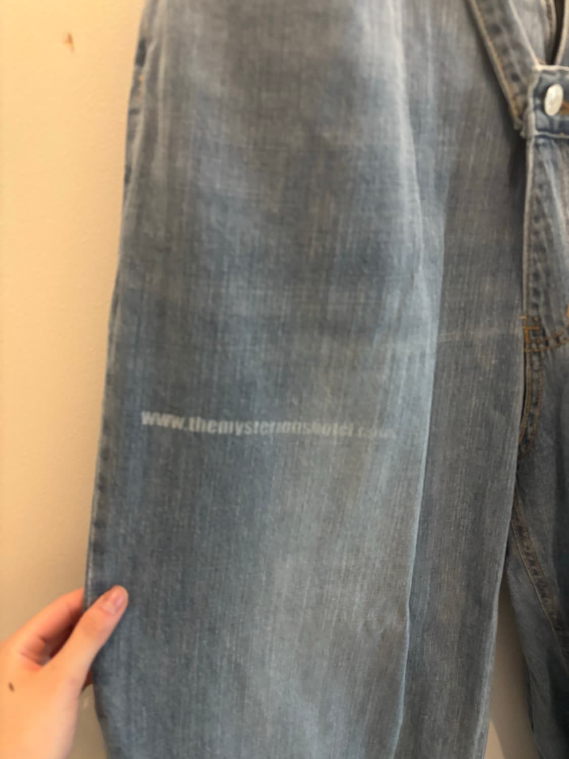 더 미스테리어스호텔 크로스 레이어드 데님 상품이미지4