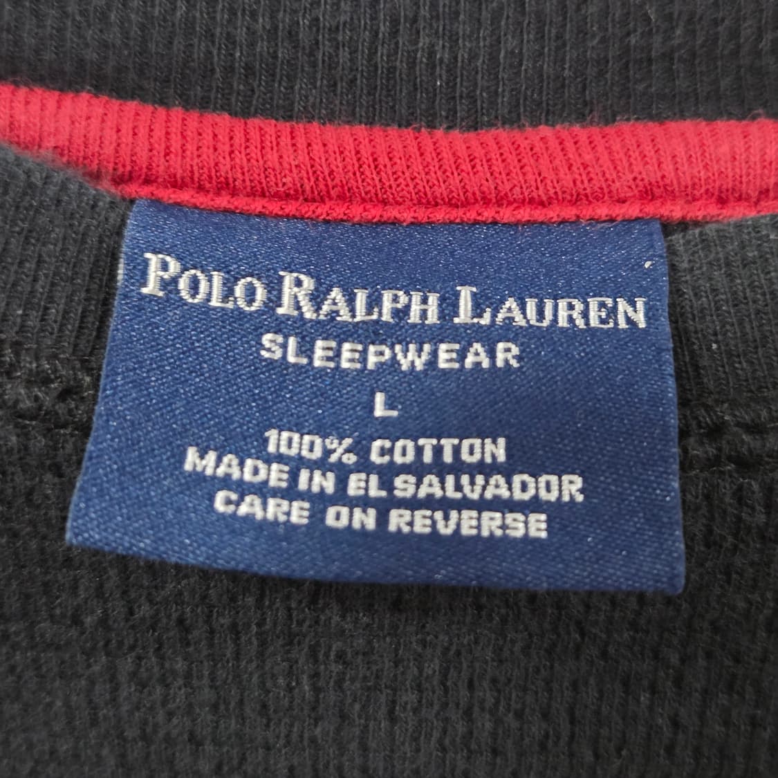 폴로랄프로렌 슬립웨어 와플 롱슬리브 L 상품이미지3