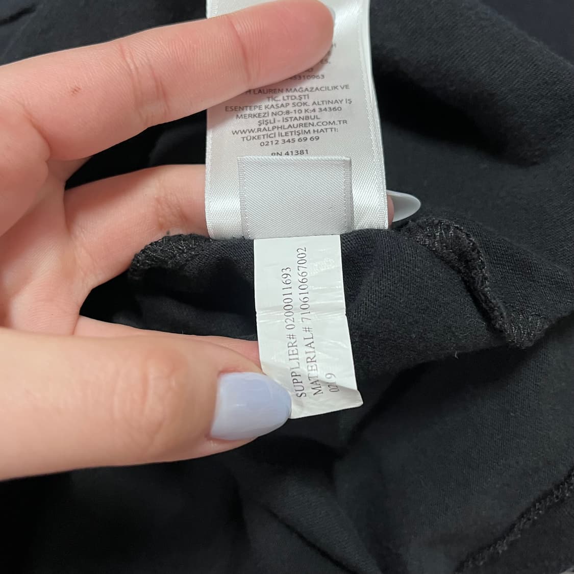 [정품] 폴로 블랙 / 레드포니 반팔티 [ L ]  상품이미지6