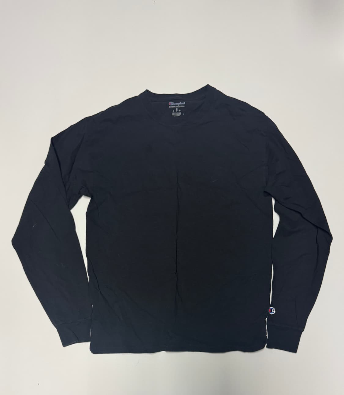 챔피온 트레이닝 긴팔 티셔츠 M 블랙 롱슬리브 상품이미지1