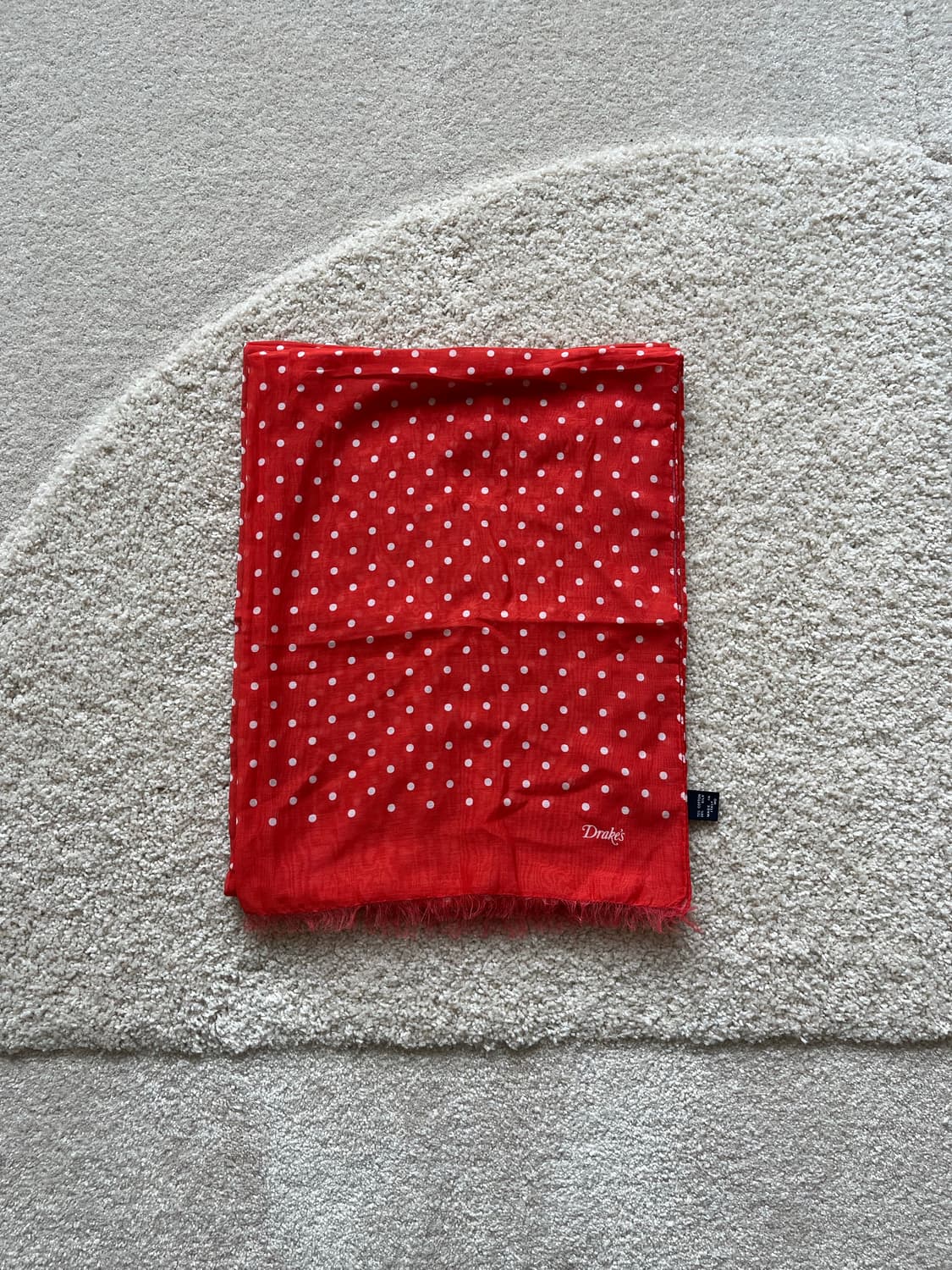 드레익스 도트 실크 블랜드 스카프 상품이미지2