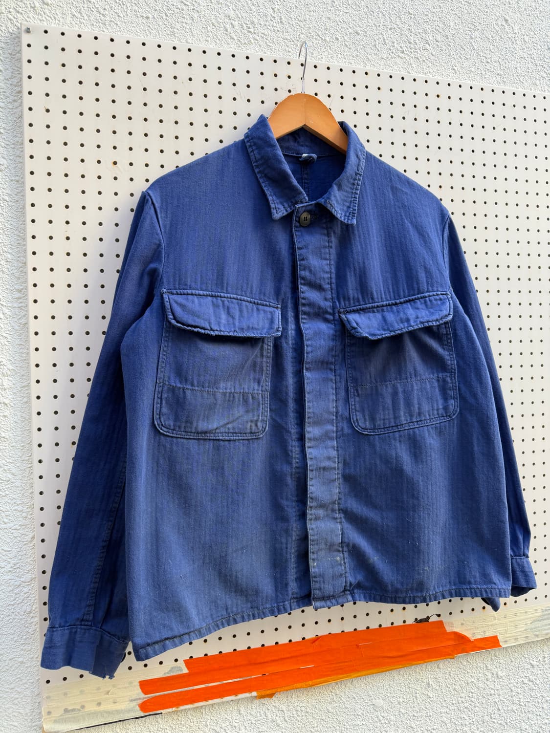 OLD VINTAGE HBT MECHANIC 헤링본 프렌치워크메카닉자켓 상품이미지4