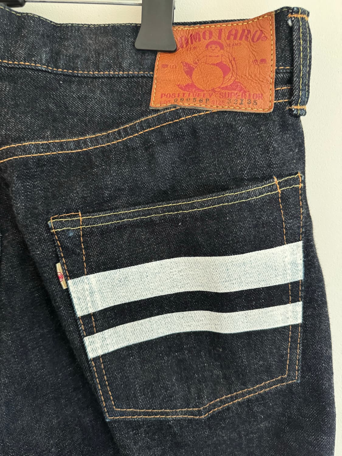 [32] 모모타로진 셀비지 데님팬츠 상품이미지7