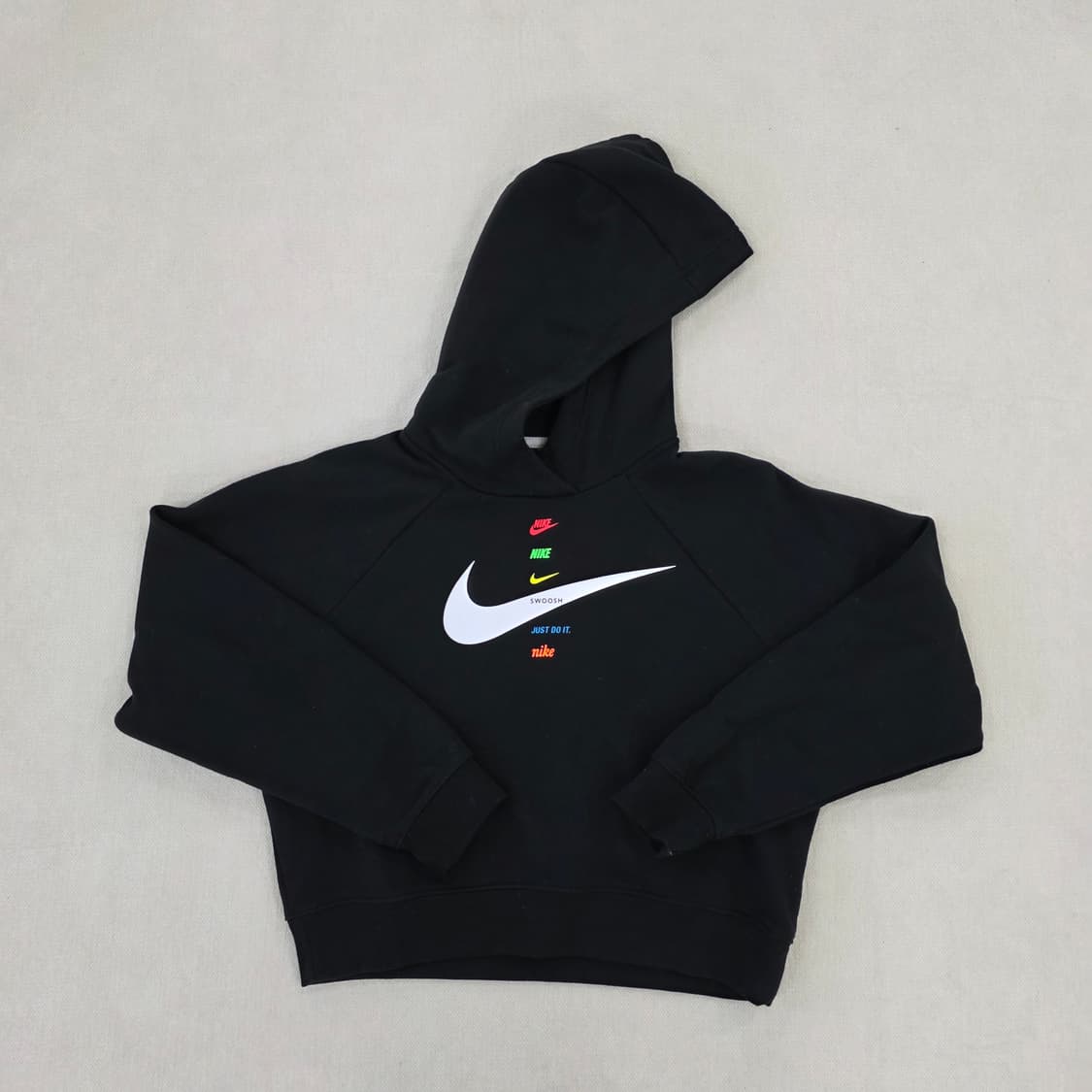 [S] 나이키 스우시 크롭 빅로고 후드티 0202J 상품이미지1