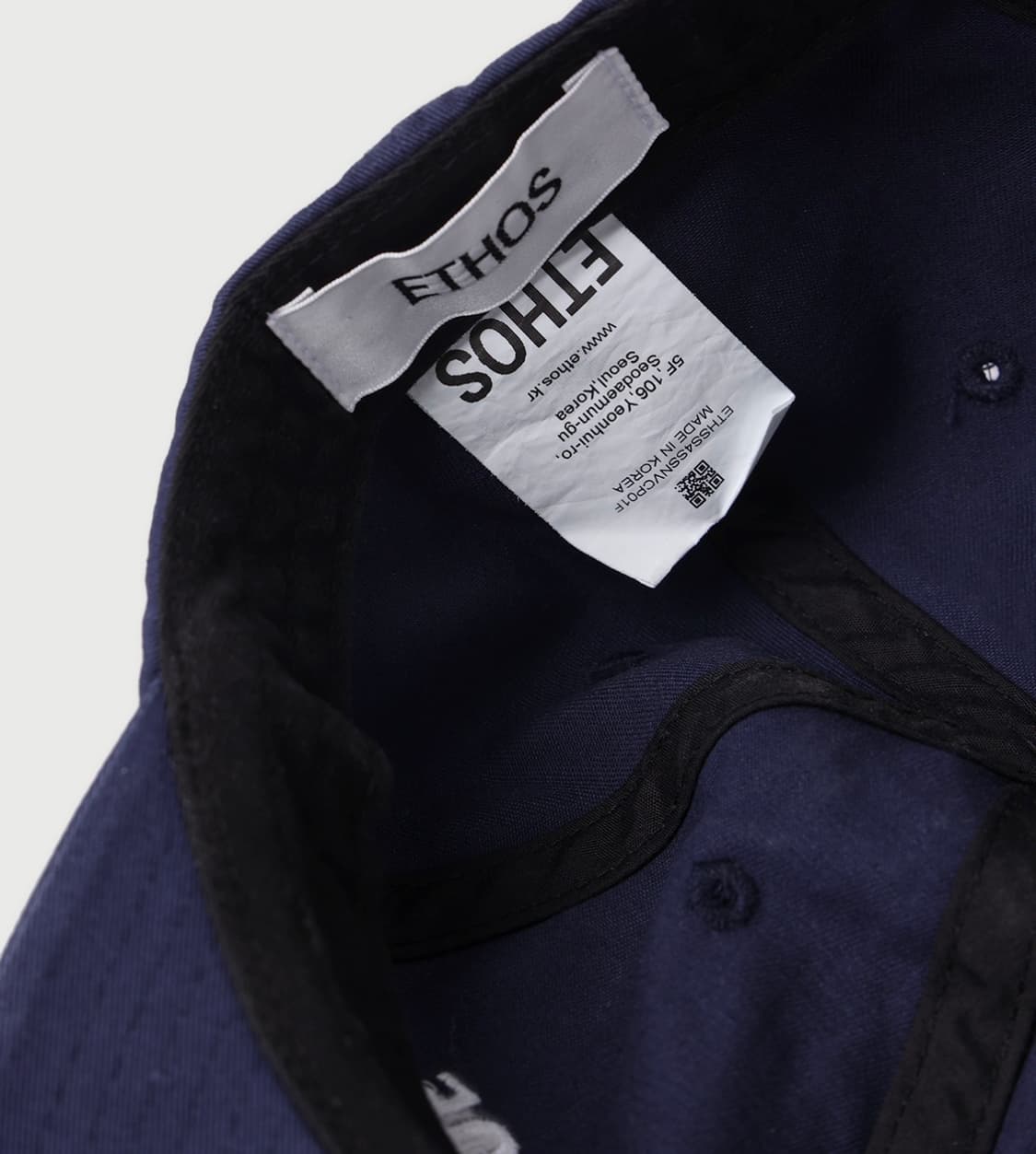 새상품) 에토스 크로와상 볼캡 네이비 상품이미지4