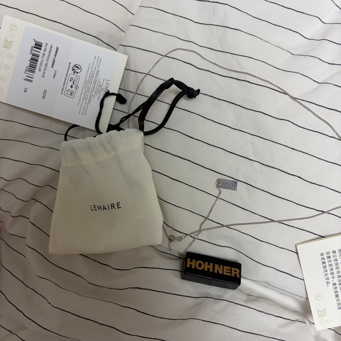 [OS] 르메르 하모니카 목걸이 상품이미지4