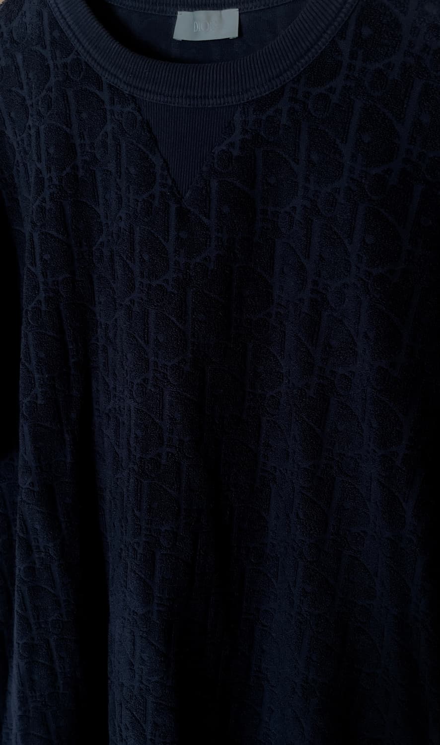 디올 오블리크 자카드 라운드 반팔티셔츠 상품이미지2