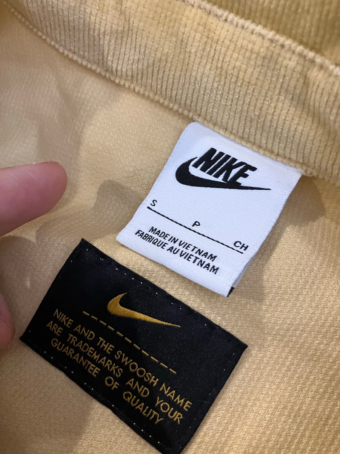 빈티지 나이키 코듀로이 스윙탑 블루종 봄버자켓 상품이미지5