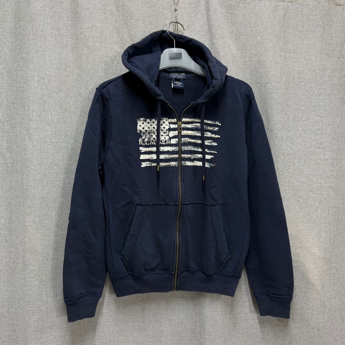 [M] 폴로 진스(Polo Jeans Co.) 빈티지 성조기 후드 집업 상품이미지1