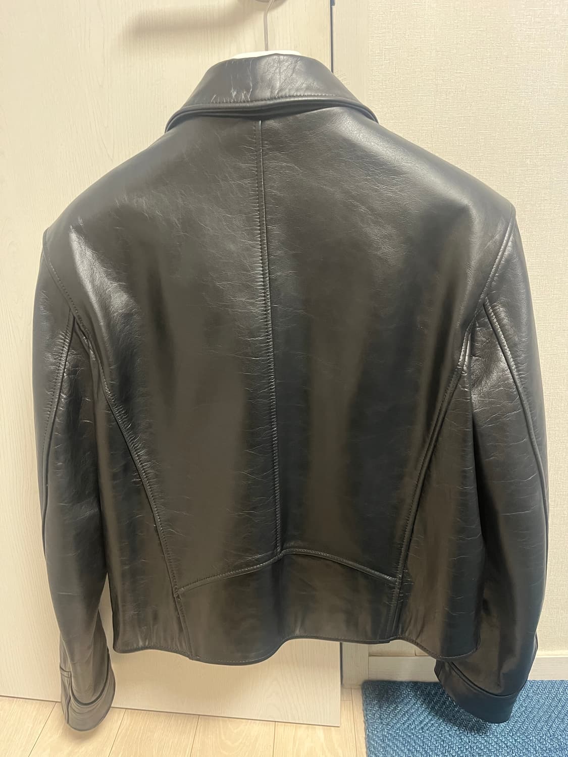 쿠어 카우하이드 레더 싱글 라이더 자켓 상품이미지6