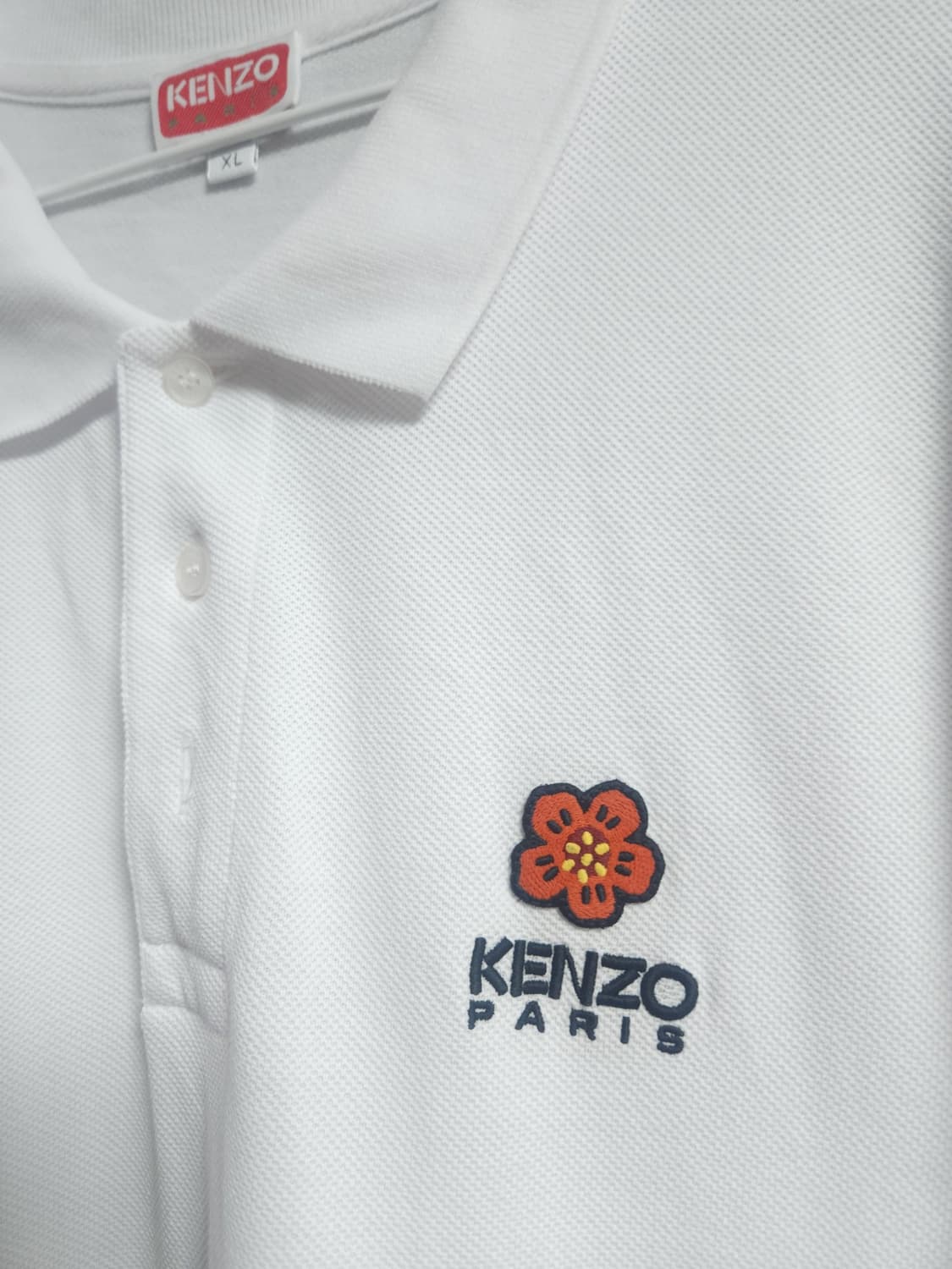 겐조 플라워로고 반팔 카라티, XL 상품이미지2