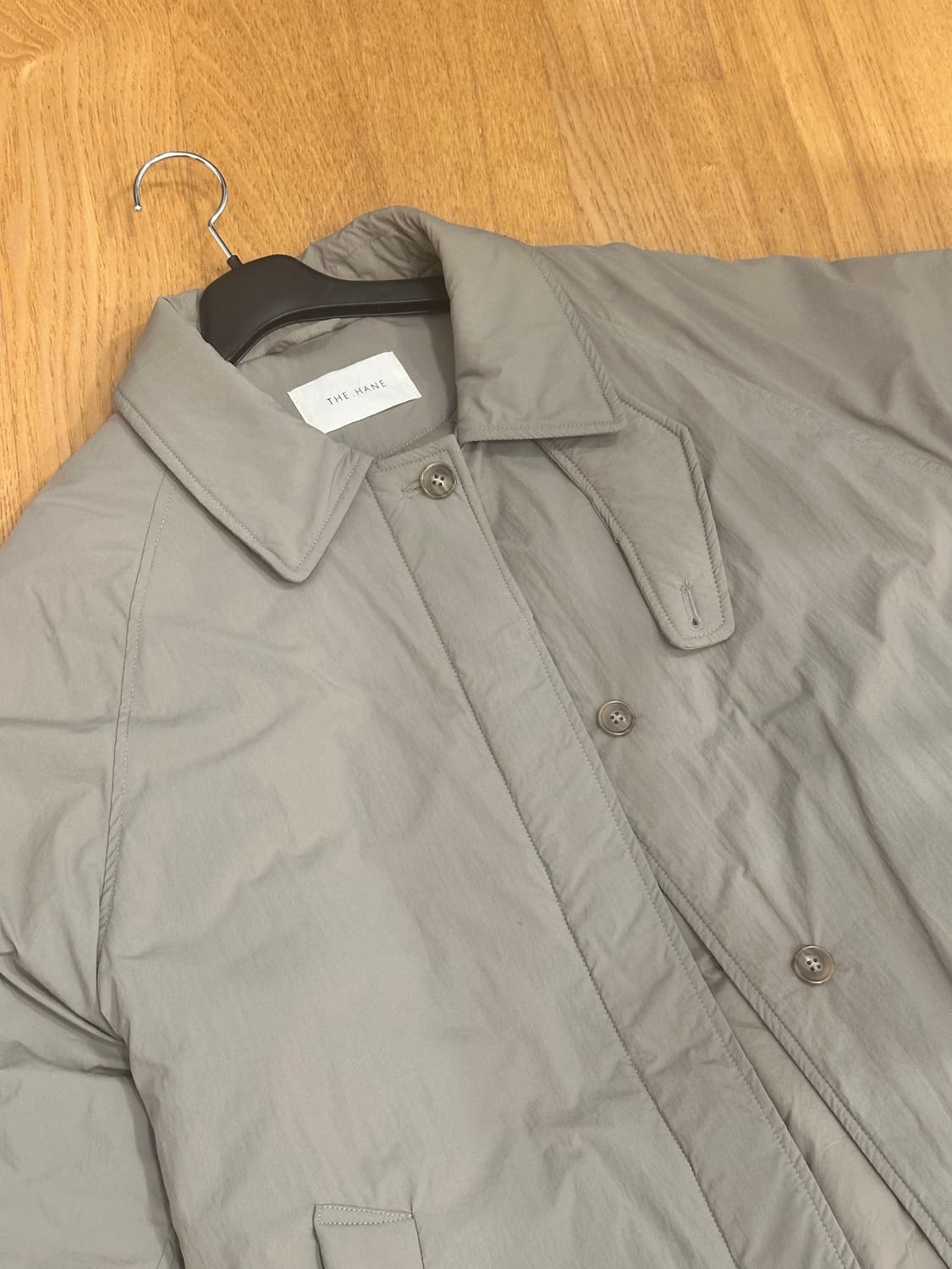 하네 텐더 발마칸 로브 패디드 코트 카키 상품이미지2