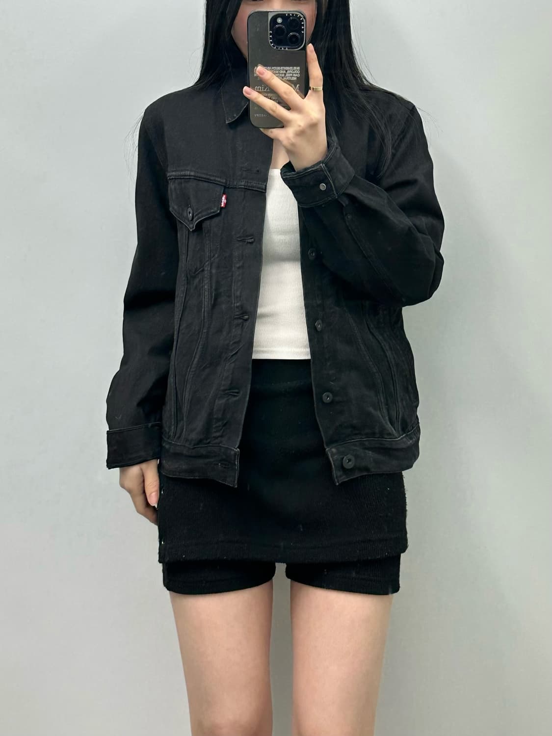 리바이스 레드탭 블랙 데님 자켓 상품이미지1