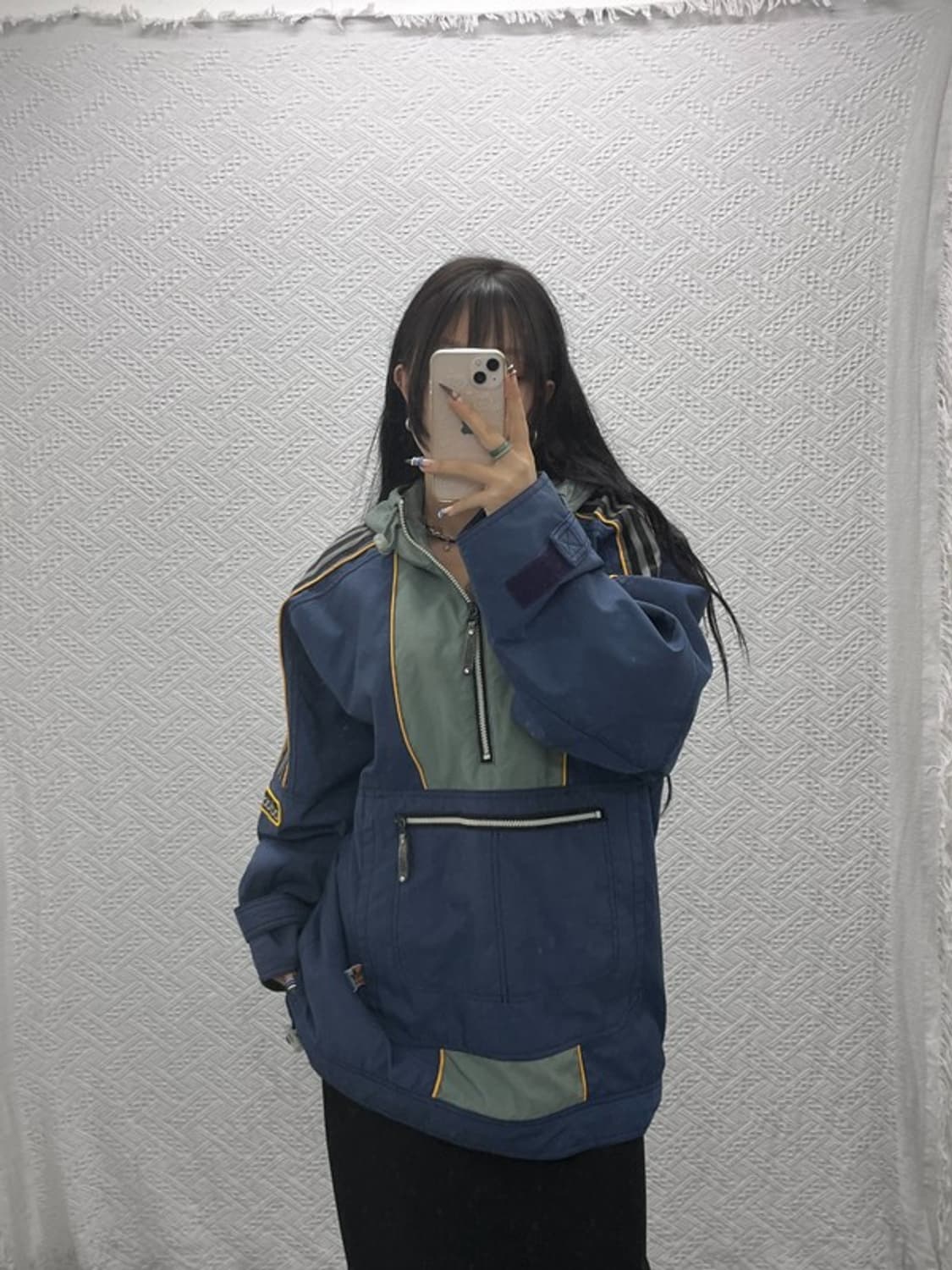 아디다스 90s 제우교역 올드스쿨 아노락 바람막이 105 C06098 상품이미지1